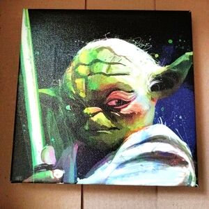 Yoda Star Wars 8x8 Italian Street Canvas Painting